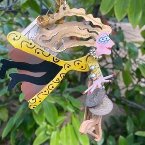 NWT Vintage SILVESTRI by Karen Rossi Fanciful Flights Ornament Animal Shopper